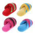 Pet Toys Puppy Plush Slipper Shaped Dog Sound Chew Play Toy for Pet Cats Funny Squeaker Dog Products