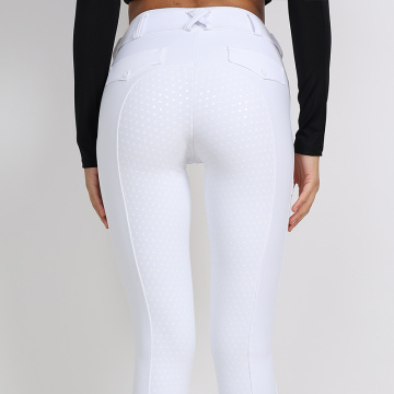 Equestrian Breeches Full Silicone Women Riding Pants