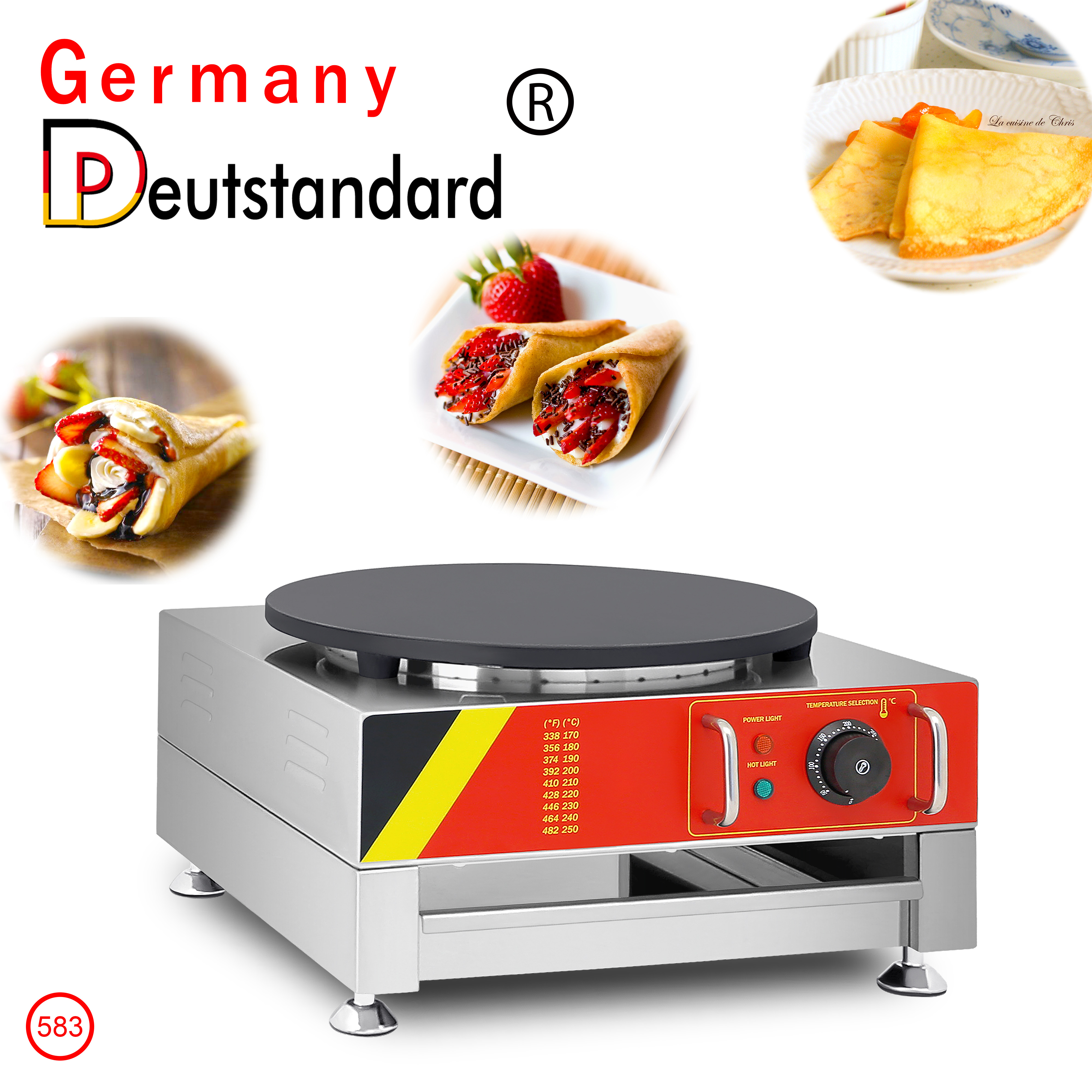 snack crepe making machine