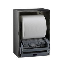 Paper towel dispenser made of metal