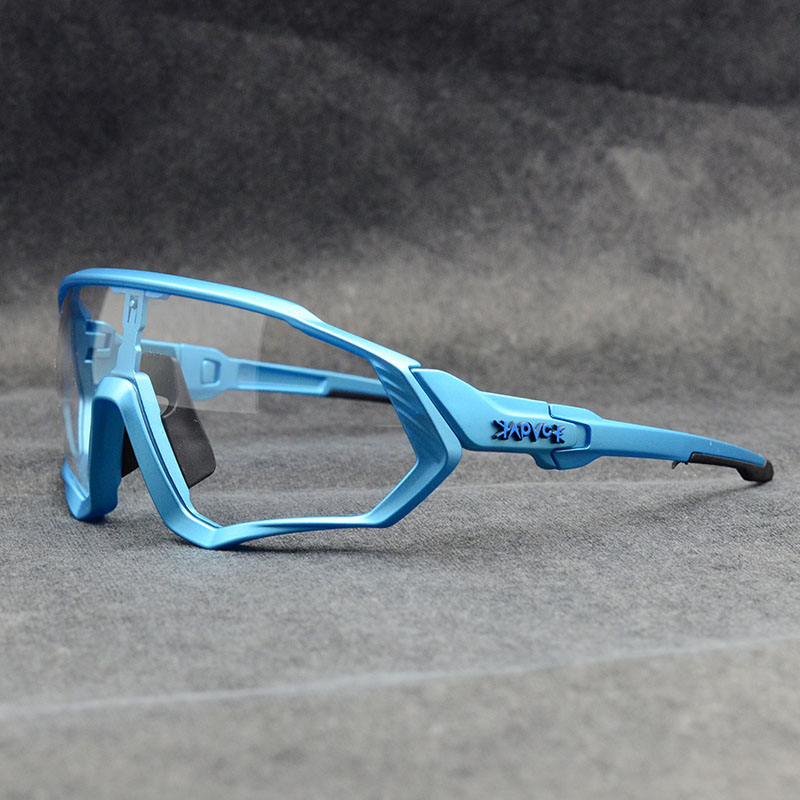 Photochromic Cycling Glasses 2021 Men Women Sport Bicycle Eyewear Running Riding Discoloration Goggles Road Bike MTB Sunglasses