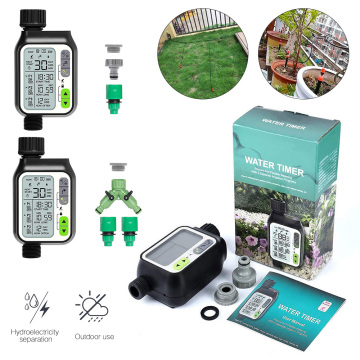 Watering Timer With Rain Sensor Irrigation Timer Waterproof Water Level Sensor Automatic Watering Flowers System Garden Tools