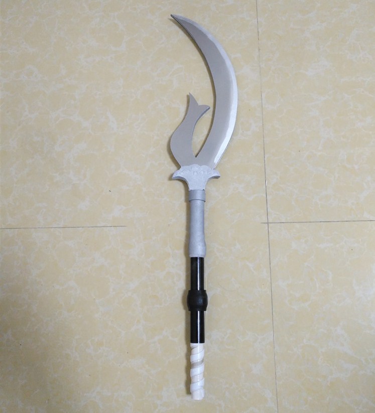 Sailor Moon Hotaru Tomoe Sailor Saturn Silence Glaive Cosplay Prop PVC Sickle Weapons Wands Halloween Xmas Fancy Party Props
