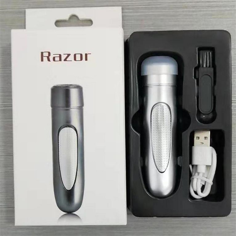 New 2020 USB Rechargeable Shaving Machine Portable Mini Electric Shaver Razor For Men Women Shaver Razor Dropshipping 20#4