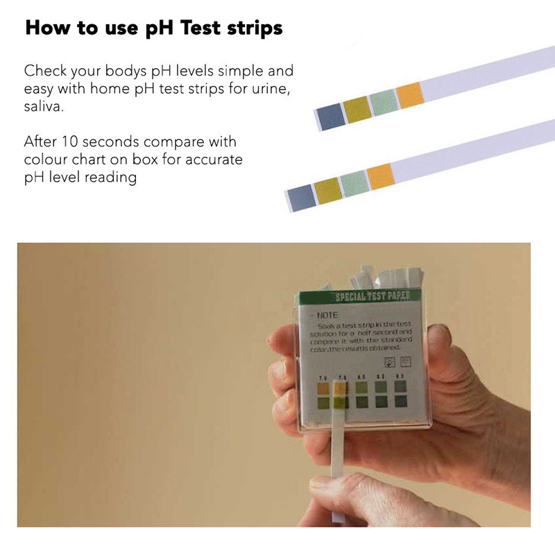 100Pcs Laboratory Household PH Test Strips PH4.5-9.0 Alkaline Acid Urine Saliva Litmus Paper Testing Measuring Sticks