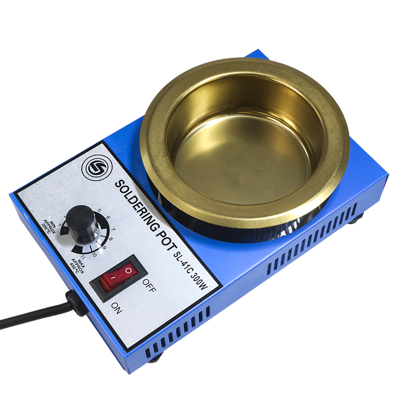 SL-41CH 300W 100mm2300g Thickening POTS capacity digital thermostat Lead Pot Titanium Alloy Soldering 110V 220V