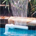 Swimming Pool Waterfall Fountain Kit PVC Feature Water Spay Pools Swimming Pool Accessories For 1.5'' Threaded Return Fitting