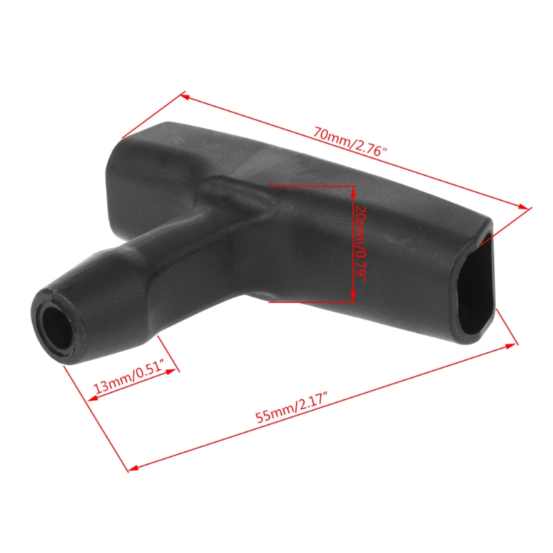 Strimmer Recoil Pull Starter Handle Fits Max.4mm Diameter Cord Lawn Mower Parts