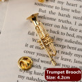 Trumpet Brooch