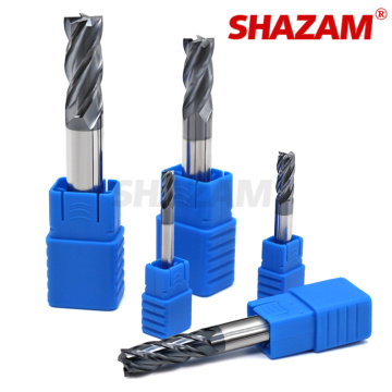 Milling Cutter Hrc50 Endmill Alloy Tungsten Steel Cnc Maching SHAZAM Wholesale Top Milling Machine Tools For Steel Woodworking