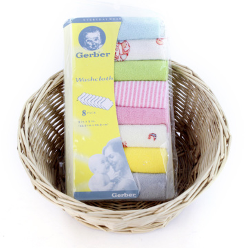 8pcs/set Face Towels Baby Boy Girl Newborn Cute Square Muslin Small Square Towels Baby Washing Shower Products New 2020