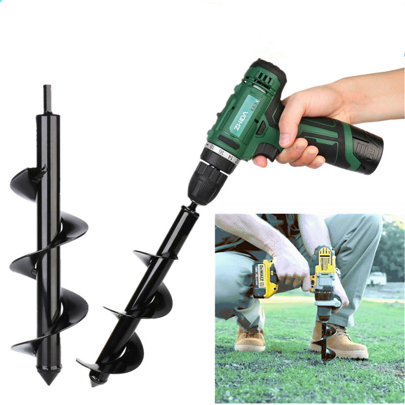 1PCS Earth Auger Hole Digger Tools Planting Machine Drill Bit Fence Borer Petrol Post Hole Digger Garden Tool