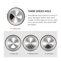 Rotating Stainless Steel Glass Spice Jars Set Salt Pepper Spray Seasoning Jars Sets for Spices Kitchen Cooking Tools 7Pcs/Set