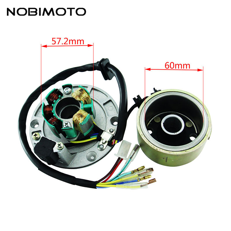 Off-Road Motorcycle Accessories High Speed Motor Kits Stator Rotor Magneto Coil For ZongShen 155CC Oil-cooled Engine CQ-101