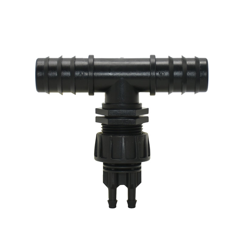 Drip irrigation 16mm 20mm 25mm to 1/4 Hose reducer Tee water splitter 1/2 3/4 1" to 1/4 hose 2-way to connect drippers 1pcs