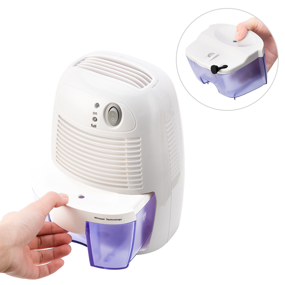 Portable 500ML Mini Dehumidifier For Home Moisture Absorbing Air Dryer With Auto-Off And LED Indicator Air Dehumidifier