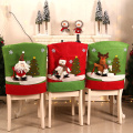 Christmas Dinner Table Decoration Restaurant Chair Cover New Year Decor Supplies Chair Back Covers Christmas Decoration For Home