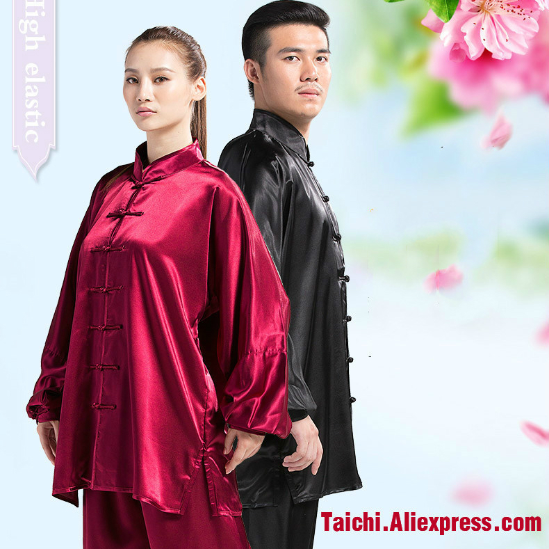 Elastic Fabric Taiji Boxing Men And Women Tai Chi Uniforms Kung Fu Clothing Martial Art Wear Unisex