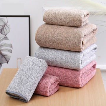 Towel Sets Coraline Microfiber Absorbent Soft Bath for Adults Bathroom Velvet Bamboo Cleaning Bathrobe Dress Big Towels