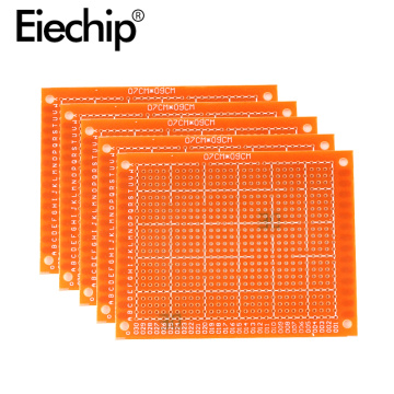 10pcs/lot Universal PCB Board 7x9 Diy Prototype Paper Printed Circuit Board Panel 70x90mm Single Side Electronic Soldering Board