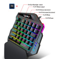 Wired Gaming Keypad RGB Backlight 35 Keys One-handed Keyboard with Mouse Mechanical Keypad Game Controller for PC PS4 Xbox Gamer