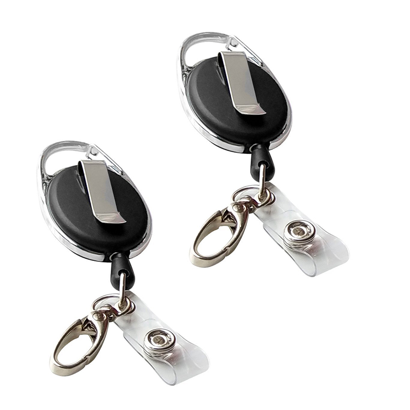 Key Pieces Badge Chain 1 Reel Key Retractable Key Fob Extendable Badge Reel Keychain Reel