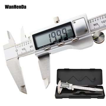 Stainless steel metal Digital Vernier Caliper 150mm High quality Precise Electronic Ruler Measuring tool instruments micrometer