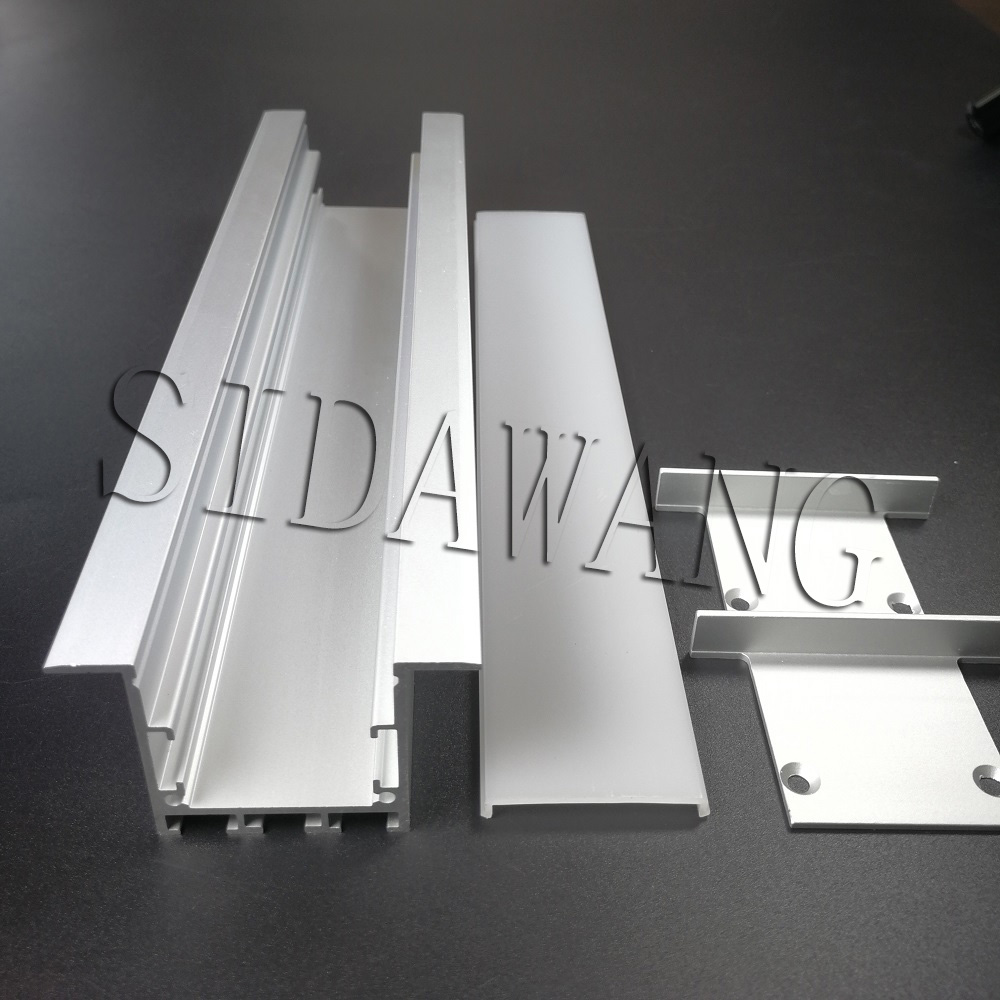 2meter/piece,55*35mm Commerical Linear Aluminum strip led profile, Linear recessed led aluminum channels SDW109