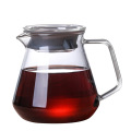 Borosilicate Glass Coffee Pot with Lid Pour Over Coffee Maker Portable Drip Kettle Tea Pots Espresso Coffe Percolator WY60310