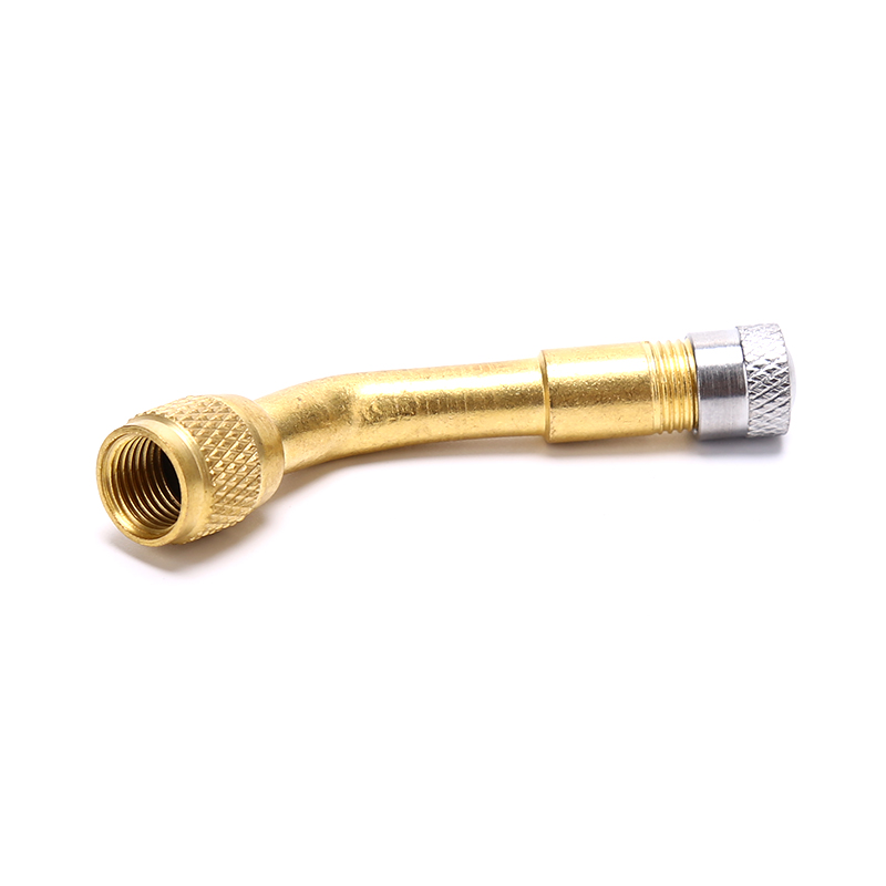 1Pc 45/90/135 Degree Angle Brass Air Tyre Valve Stem with Extension Adapter for Car Truck Motorcycle Cycling Accessories