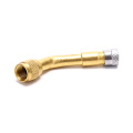 1Pc 45/90/135 Degree Angle Brass Air Tyre Valve Stem with Extension Adapter for Car Truck Motorcycle Cycling Accessories