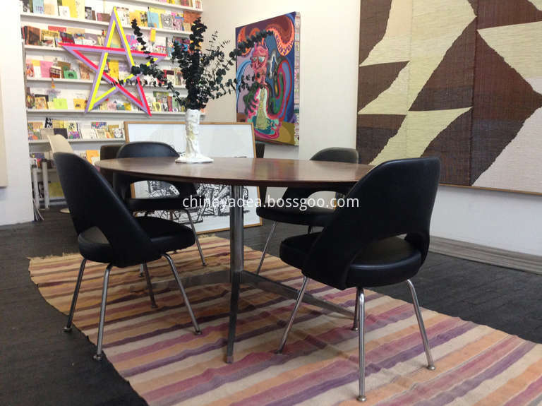 Black Fabric Dining Chairs