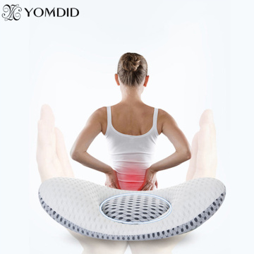 3D Waist Pillow Lumbar Disc Herniation Support Pillow Lumbar Cushion Support Waist Cushion for Pregnant Women's Waist Relaxation