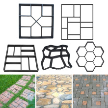 1pcs Manually Paving Cement Brick Concrete Molds DIY Plastic Path Maker Mold Molds for Cement Garden Decoration