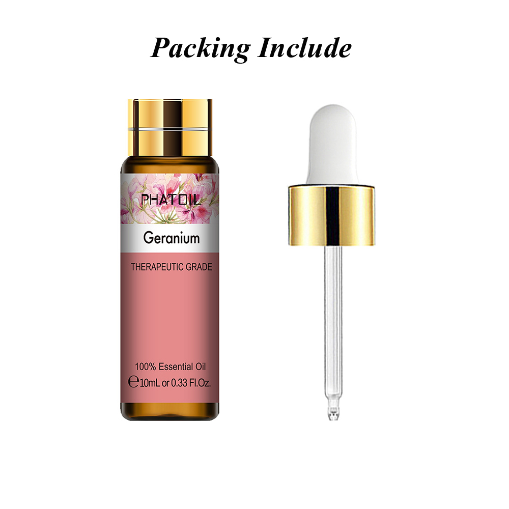 10ML Rosemary Geranium Pure Natural Essential Oil Diffuser Eucalyptus Bergamot Frankincense Sweet Orange Cloves Grapefruit Oil