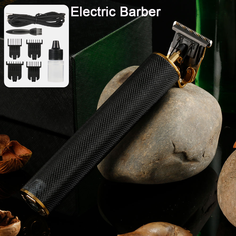 Professional Men's Hair Trimmer Clippers Barber Haircut Sculpture Cutter Rechargeable Razor Trimmer Adjustable Cordless Edge