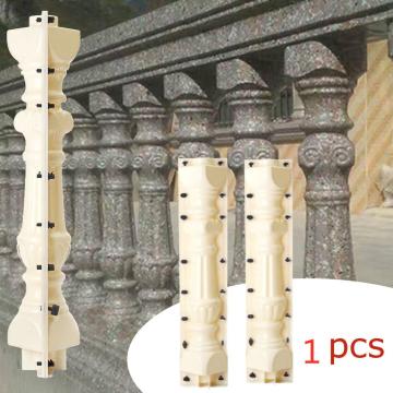 1pcs 70cm Paving Molds Plastic Cement Mould Roman Column Mold Fence Balcony Garden Railing Plaster Concrete Balustrades Mold