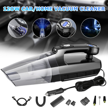 Portable Car Vacuum Cleaner 120W High Suction Auto Vacuum Cleaner Handheld Wash Vacuum Cleaners In The Car Auto Cleaners