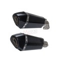 Motorcycle Exhaust System Slip On Middle Pipe For KAWASAKI Z1000 2007 2008 2009 Slip-On with Exhaust Muffler