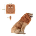 Dropship Pet Cosplay Costume Wig Emulation Lion Hair Mane Cap Winter Warm Wig Dog Party Decoration With Ears Pet Apparel