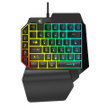 One-handed Ergonomic Universal Laptops Wired USB Gaming LED Backlight Home 39 Keys Office Mobile Phone Keypad Keyboard