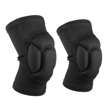 Durable Knee Pads Classic Delicate Texture 1 Pair Sponge Volleyball Extreme Sports Knee Pads Brace Thickened Knee Protector