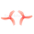 4PCS T-MOTOR T76 3-blade 76mm propeller 3 inch CineWhoop Ducted propeller match with F1507 without shaft for RC FPV racing drone