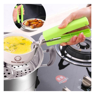 Creative New Picnic Pot Anti-hot Clip Holder Gripper Anti-scraping Lifter for Bowl Plate Dish Pot Kitchen Microwave Oven Tool