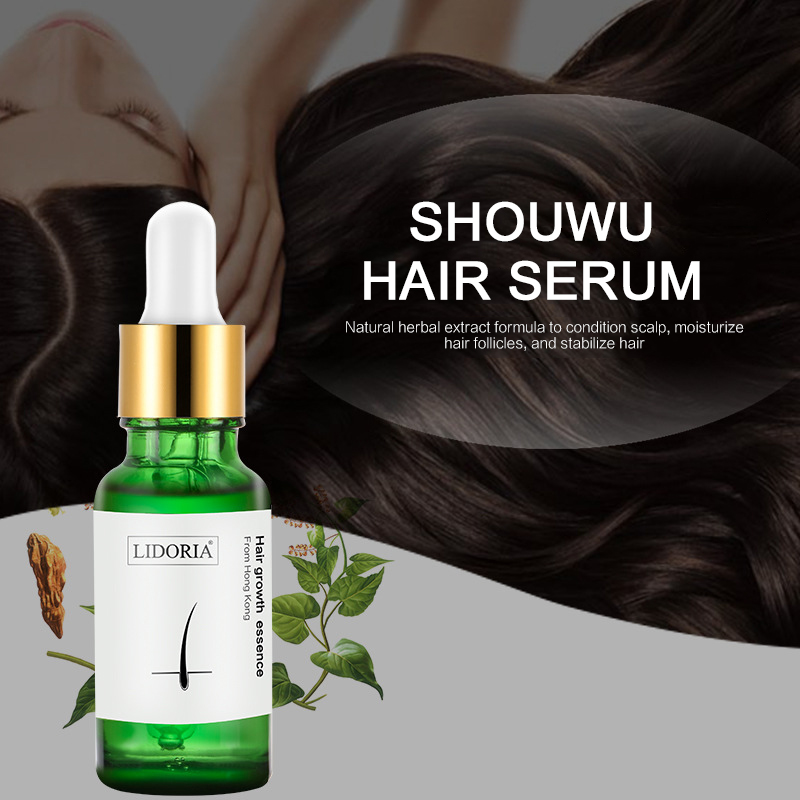 20ml Polygonum Hair Essence Hair Fast Sunburst Hair Growth Essence Restoration Hair Loss Liquid Serum Hair Care Oil