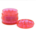 Drum Shaped Plastic 4 Layers Dia 63MM Tobacco Grinder Herb Grinder Tobacco Spice Crusher Hand Muller Smoking Pipes