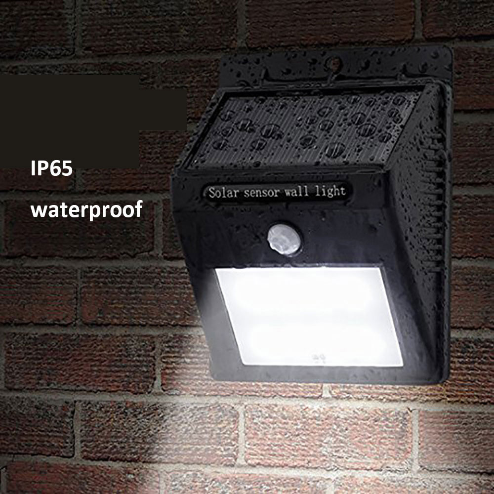 35LEDS Solar Powered Warm Cold LED Solar Light Waterproof IP65 PIR Motion Sensor Outdoor Fence Garden Light Pathway Wall Lamp