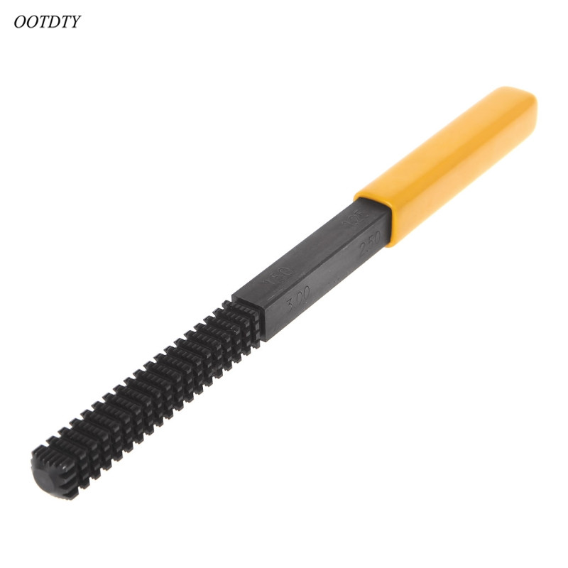 OOTDTY Thread Repair Restoration File Teeth Correction Metric Hardware Mini DIY Tools