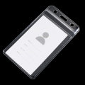 Peerless New 10Pcs/lot Vertical Transparent Vinyl Plastic Clears ID Card Bag Case Badge Holder Accessories