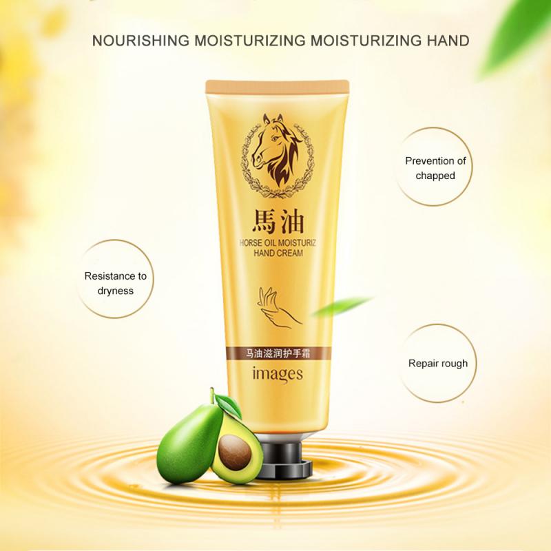 Horse Oil Repair Hand Cream Anti-Aging Crack Hand Lotion Whitening Nourishing Care Cream Dry Skin Care Peeling Cosmetic TSLM2